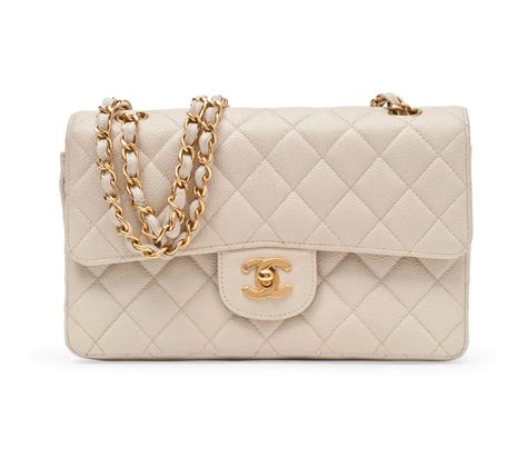 cream chanel classic flap|authentic chanel classic flap bag.